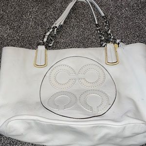Cream Coach Purse